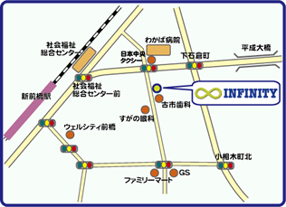 INFINITY案内図